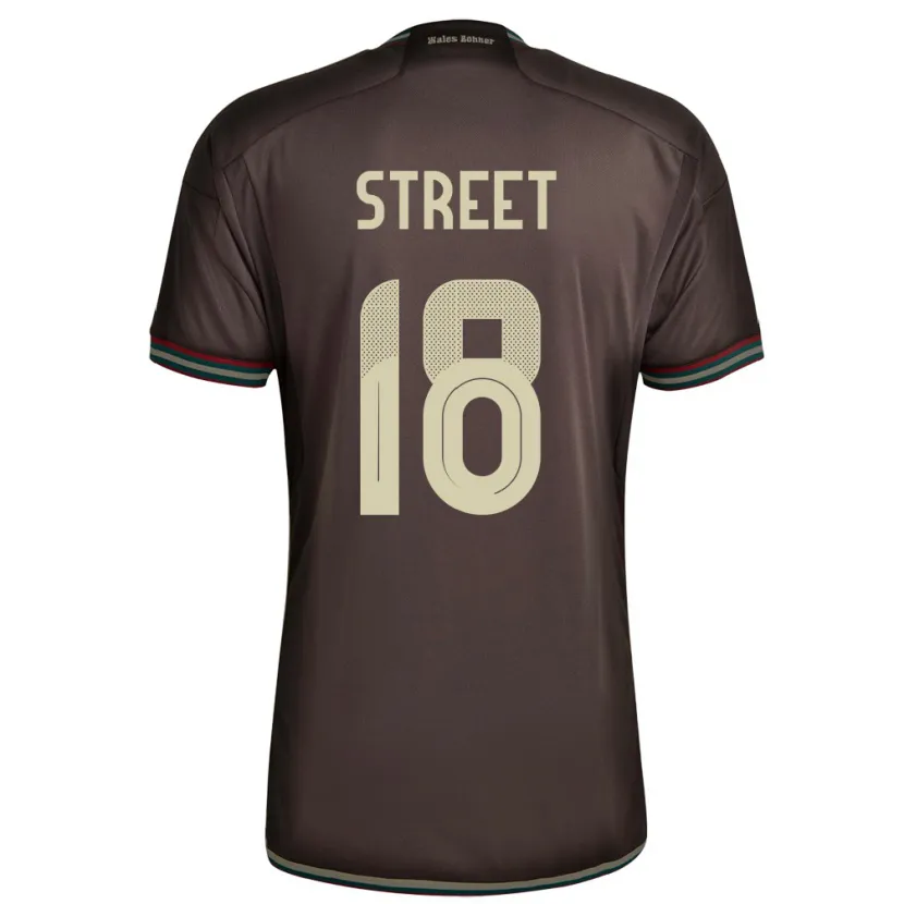 Danxen Kinder Jamaika Sydnie Street #18 Nachtbraun Auswärtstrikot Trikot 24-26 T-Shirt