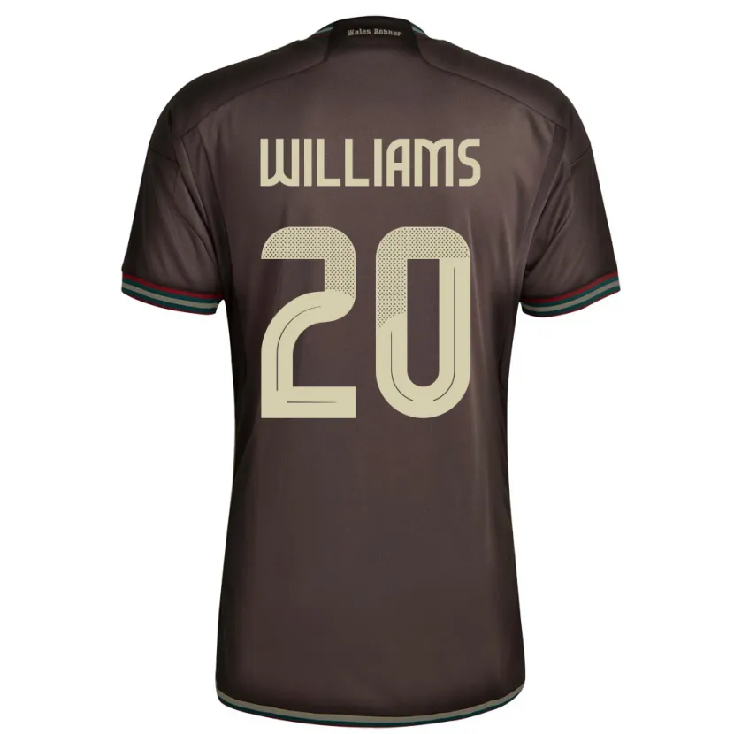 Danxen Kinder Jamaika Victoria Williams #20 Nachtbraun Auswärtstrikot Trikot 24-26 T-Shirt