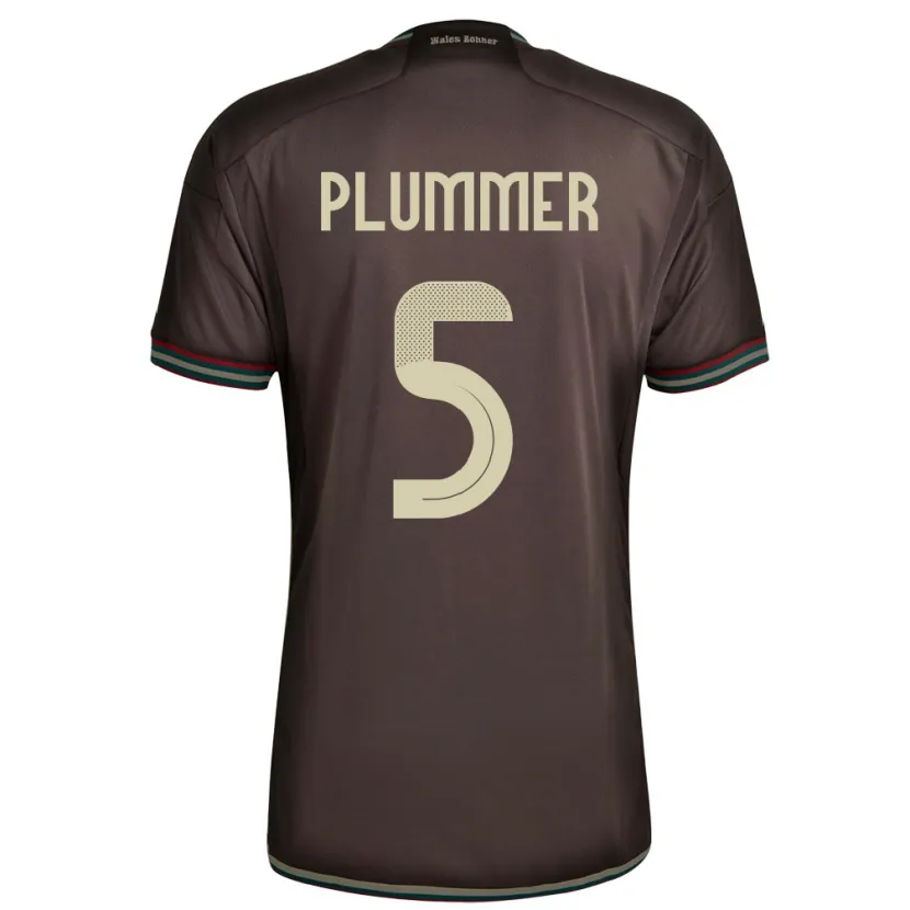 Danxen Kinder Jamaika Konya Plummer #5 Nachtbraun Auswärtstrikot Trikot 24-26 T-Shirt