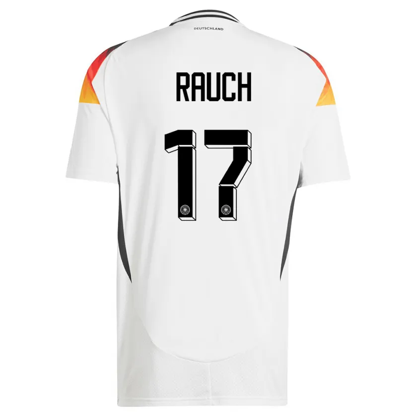 Danxen Herren Deutschland Felicitas Rauch #17 Weiß Heimtrikot Trikot 24-26 T-Shirt
