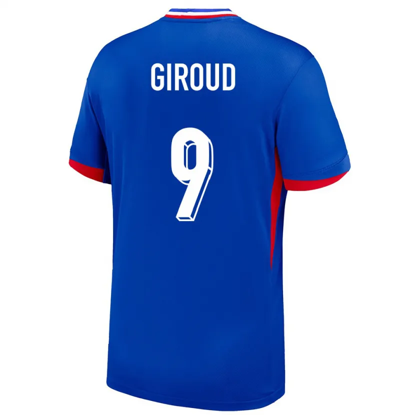 Danxen Herren Frankreich Olivier Giroud #9 Blau Heimtrikot Trikot 24-26 T-Shirt