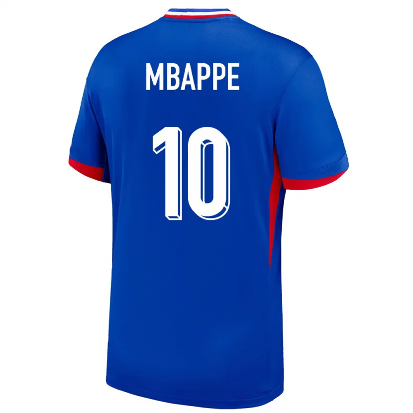 Danxen Herren Frankreich Kylian Mbappe #10 Blau Heimtrikot Trikot 24-26 T-Shirt