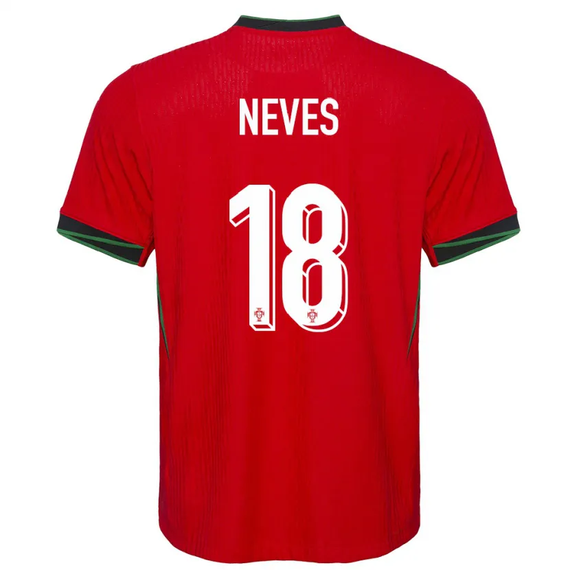 Danxen Herren Portugal Ruben Neves #18 Rot Heimtrikot Trikot 24-26 T-Shirt