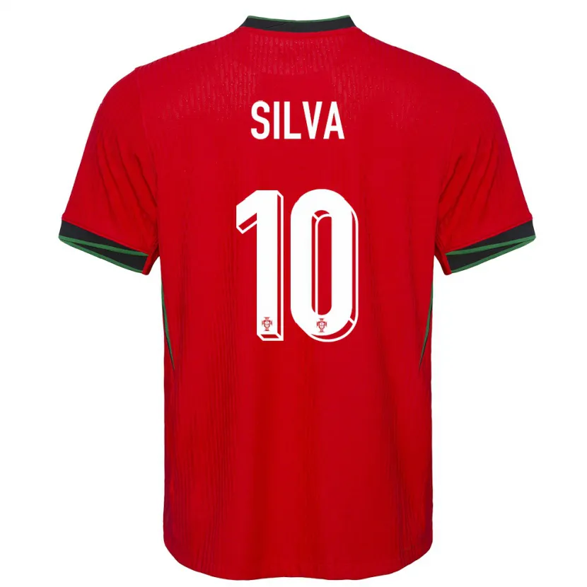 Danxen Herren Portugal Jessica Silva #10 Rot Heimtrikot Trikot 24-26 T-Shirt