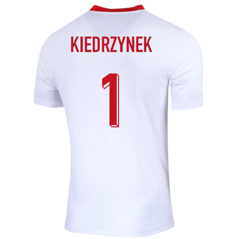 Danxen Herren Polen Katarzyna Kiedrzynek #1 Weiß Heimtrikot Trikot 24-26 T-Shirt
