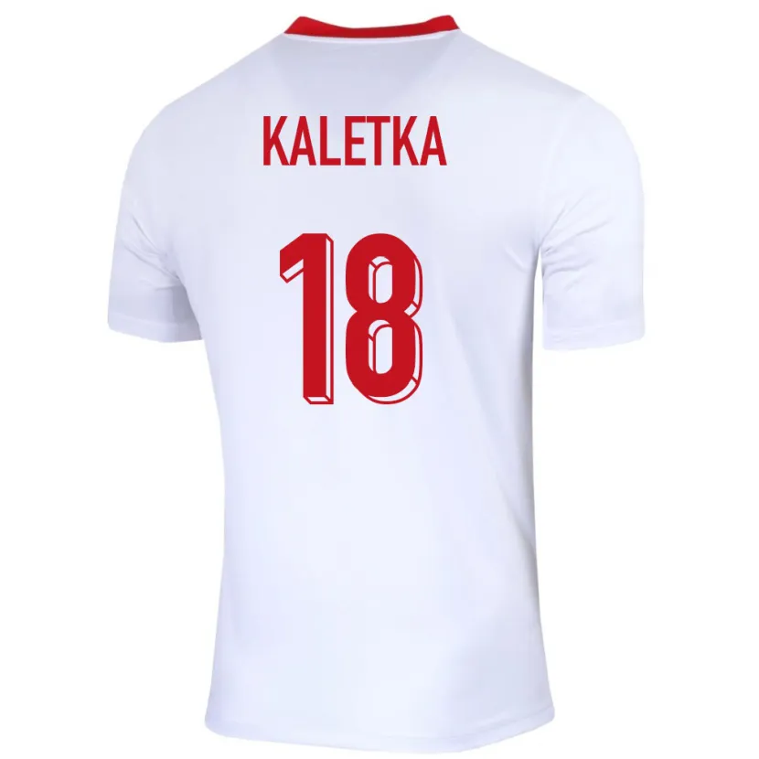 Danxen Herren Polen Nikol Kaletka #18 Weiß Heimtrikot Trikot 24-26 T-Shirt