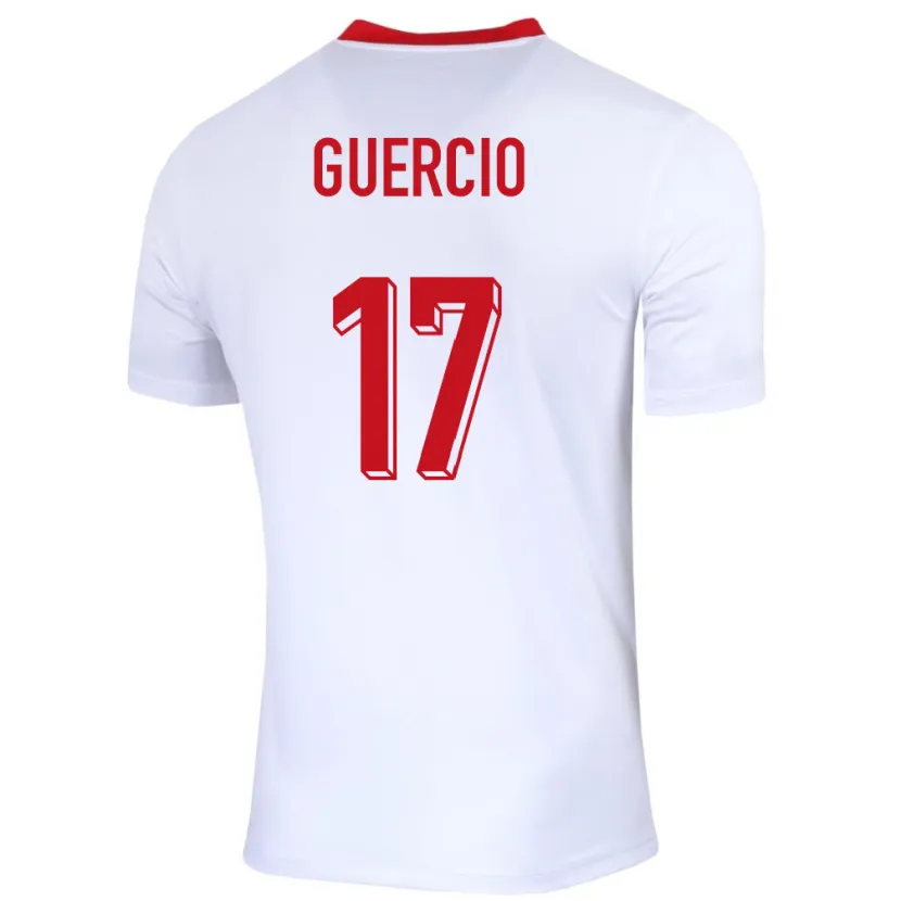 Danxen Herren Polen Tomasso Guercio #17 Weiß Heimtrikot Trikot 24-26 T-Shirt