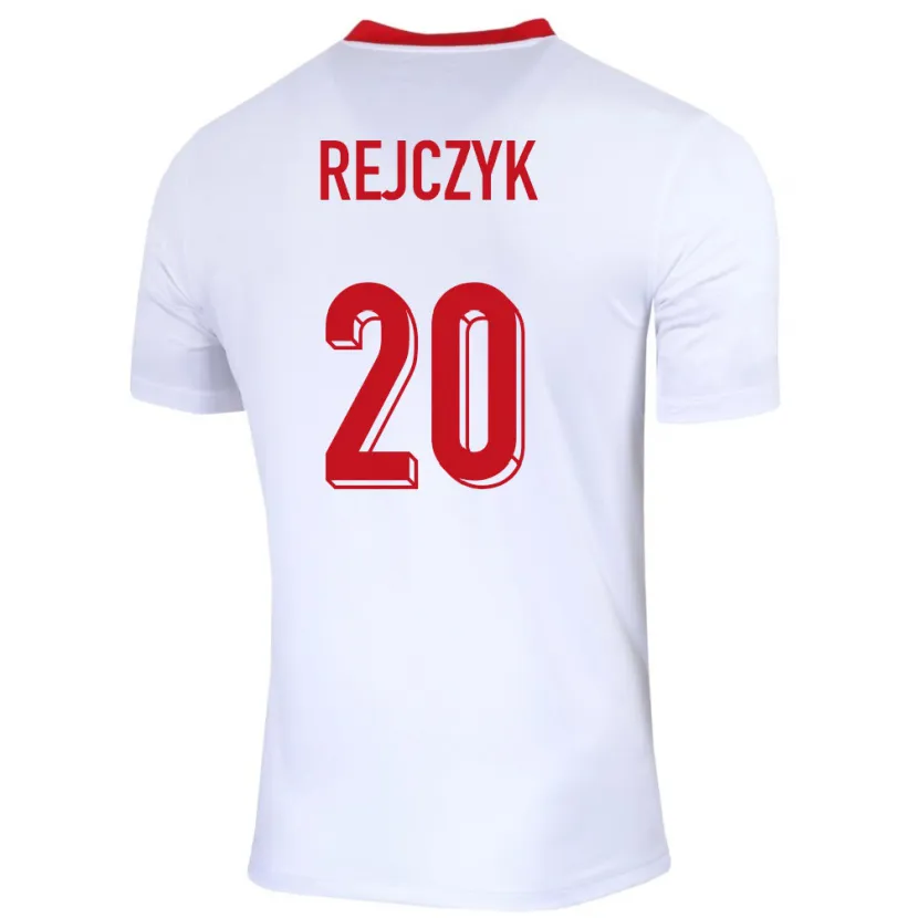 Danxen Herren Polen Filip Rejczyk #20 Weiß Heimtrikot Trikot 24-26 T-Shirt