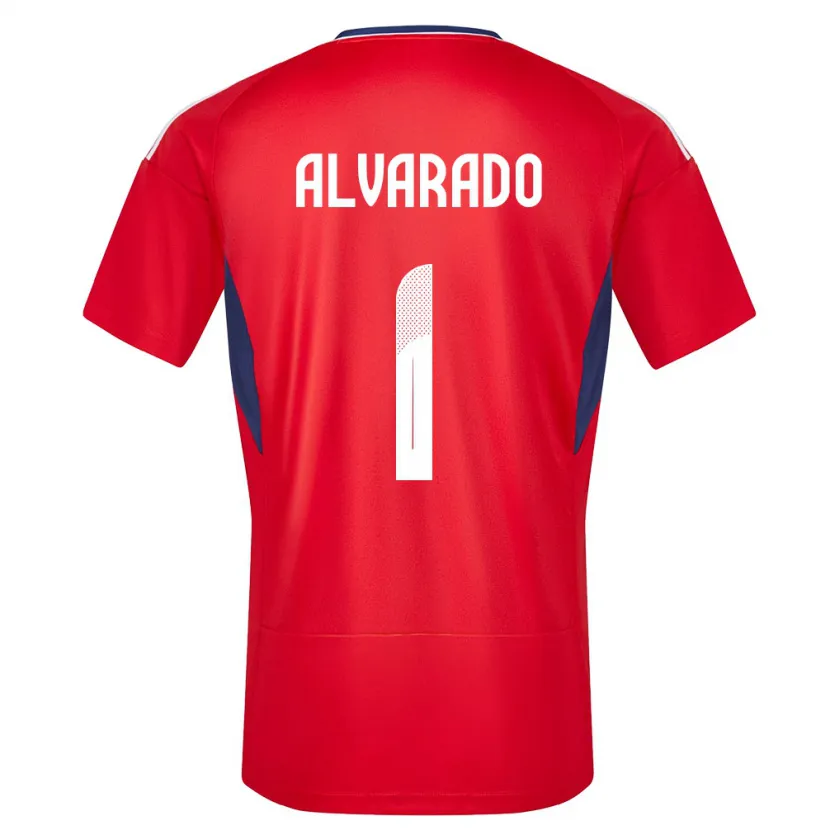 Danxen Herren Costa Rica Esteban Alvarado #1 Rot Heimtrikot Trikot 24-26 T-Shirt