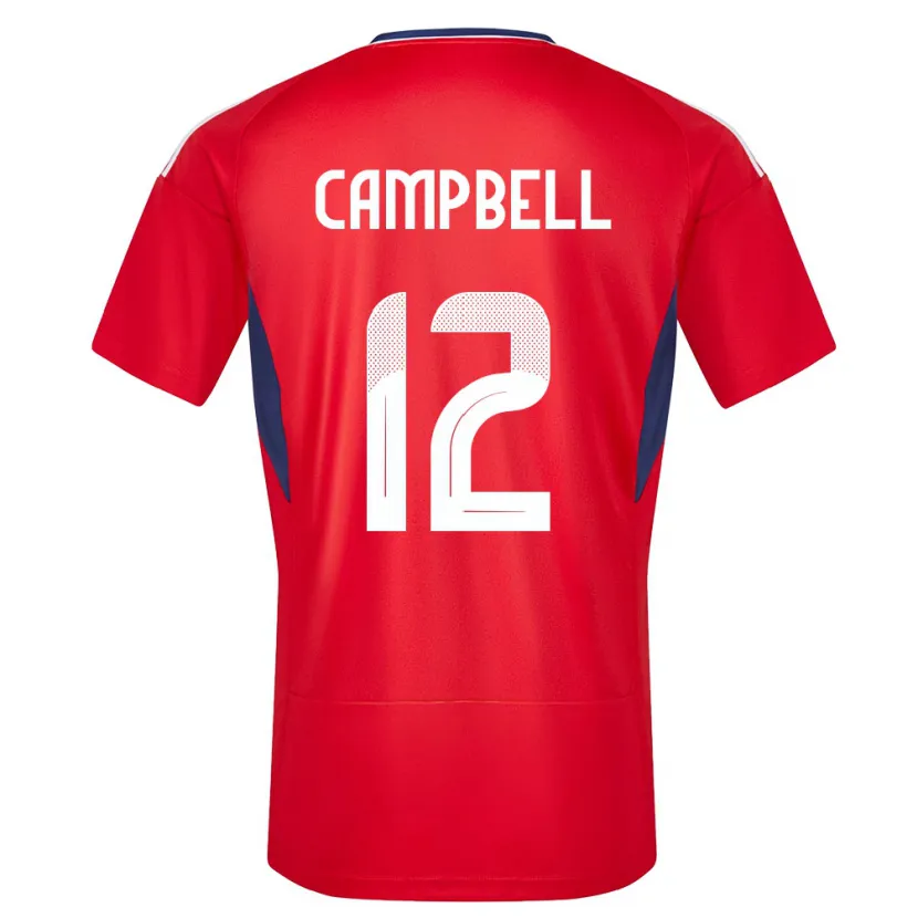 Danxen Herren Costa Rica Joel Campbell #12 Rot Heimtrikot Trikot 24-26 T-Shirt