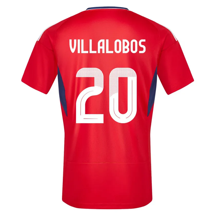 Danxen Herren Costa Rica Fabiola Villalobos #20 Rot Heimtrikot Trikot 24-26 T-Shirt