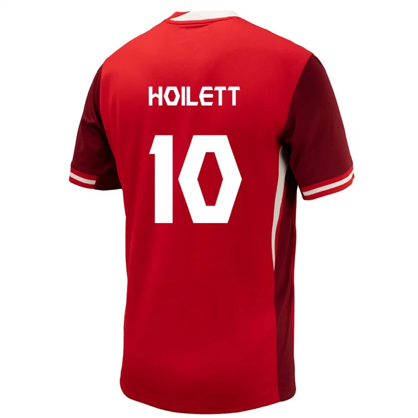 Danxen Herren Kanada David Junior Hoilett #10 Rot Heimtrikot Trikot 24-26 T-Shirt