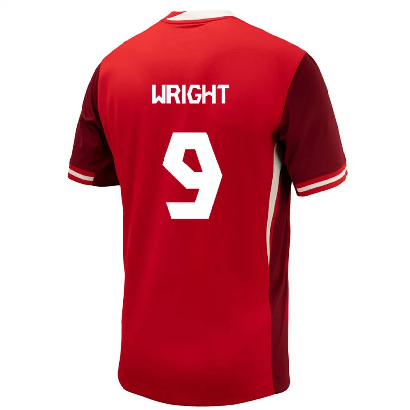 Danxen Herren Kanada Lowell Wright #9 Rot Heimtrikot Trikot 24-26 T-Shirt