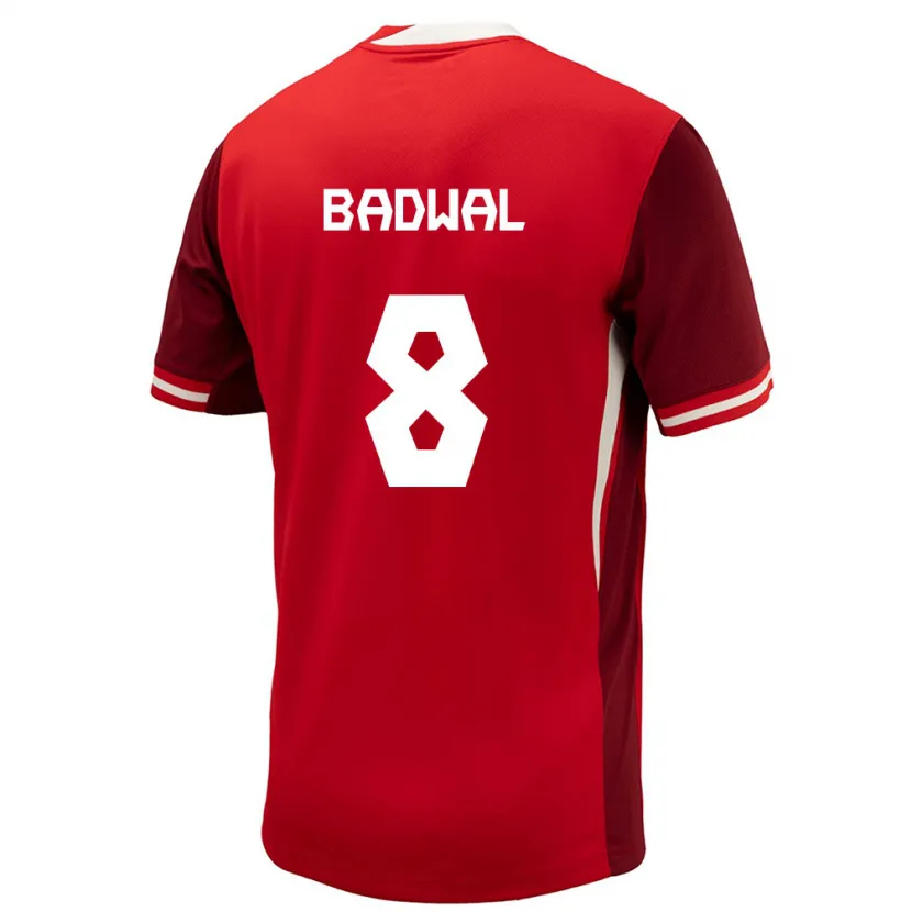 Danxen Herren Kanada Jeevan Badwal #8 Rot Heimtrikot Trikot 24-26 T-Shirt