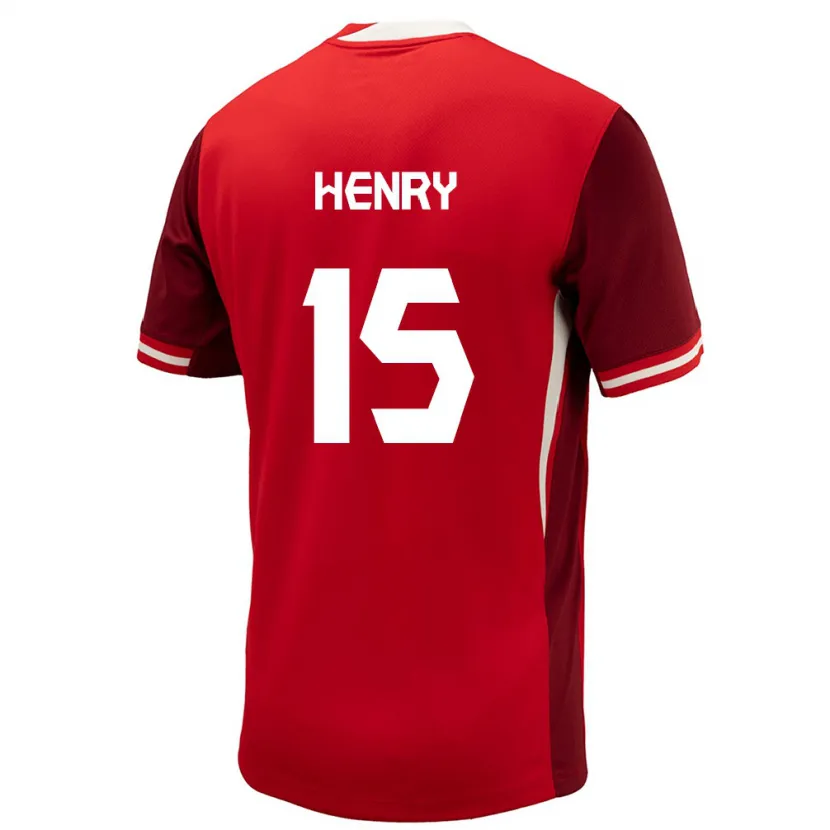 Danxen Herren Kanada Doneil Henry #15 Rot Heimtrikot Trikot 24-26 T-Shirt