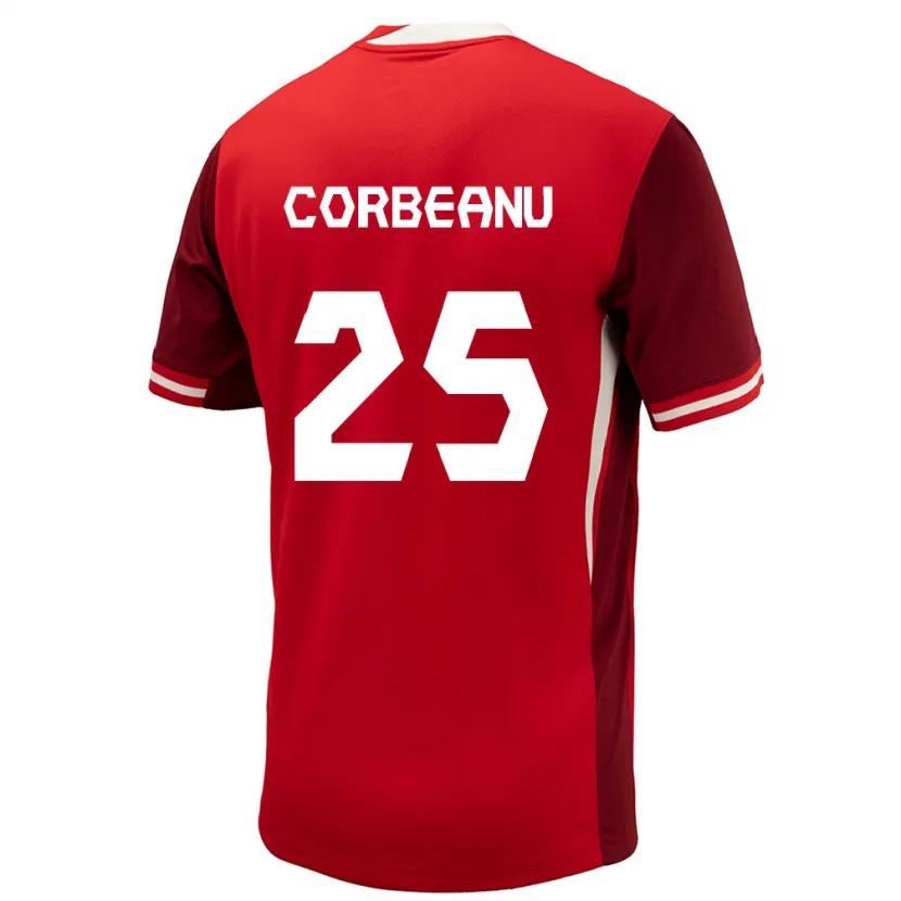 Danxen Herren Kanada Theo Corbeanu #25 Rot Heimtrikot Trikot 24-26 T-Shirt