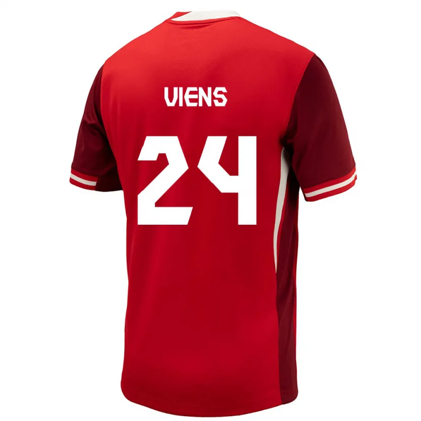 Danxen Herren Kanada Evelyne Viens #24 Rot Heimtrikot Trikot 24-26 T-Shirt