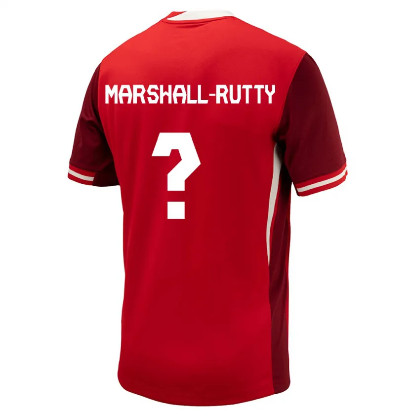 Danxen Herren Kanada Jahkeele Marshall Rutty #0 Rot Heimtrikot Trikot 24-26 T-Shirt