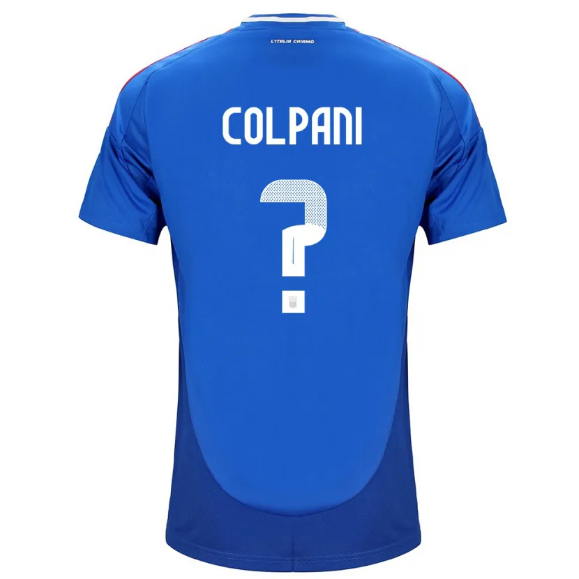 Danxen Herren Italien Andrea Colpani #0 Blau Heimtrikot Trikot 24-26 T-Shirt