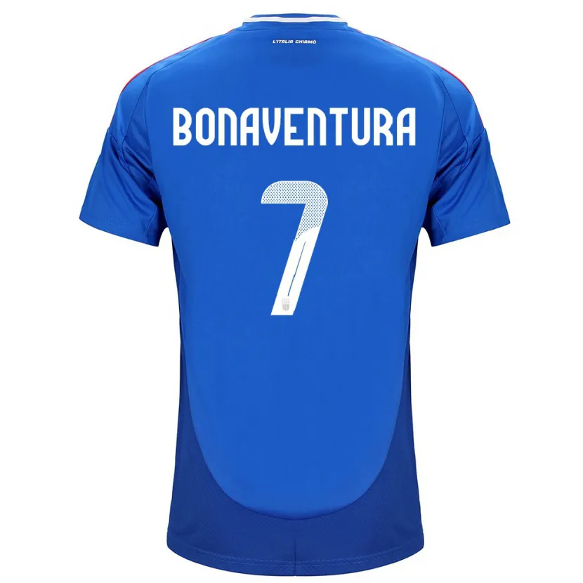 Danxen Herren Italien Giacomo Bonaventura #7 Blau Heimtrikot Trikot 24-26 T-Shirt