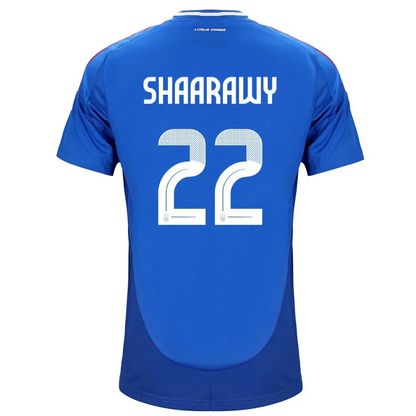 Danxen Herren Italien Stephan El Shaarawy #22 Blau Heimtrikot Trikot 24-26 T-Shirt