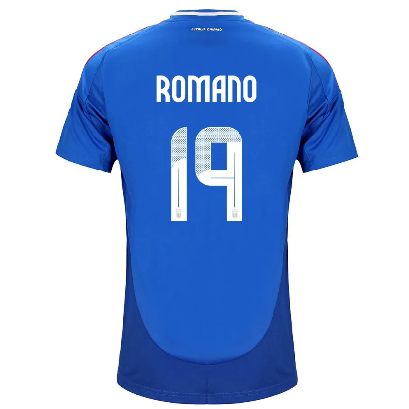 Danxen Herren Italien Marco Romano #19 Blau Heimtrikot Trikot 24-26 T-Shirt