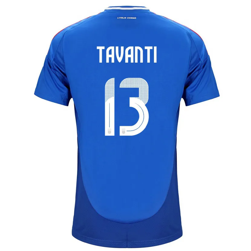 Danxen Herren Italien Samuele Tavanti #13 Blau Heimtrikot Trikot 24-26 T-Shirt