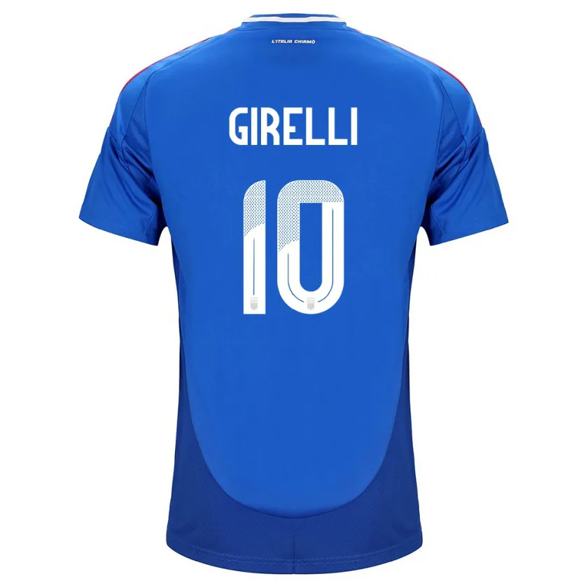 Danxen Herren Italien Cristiana Girelli #10 Blau Heimtrikot Trikot 24-26 T-Shirt