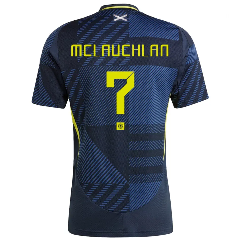 Danxen Herren Schottland Rachel Mclauchlan #0 Dunkelblau Heimtrikot Trikot 24-26 T-Shirt