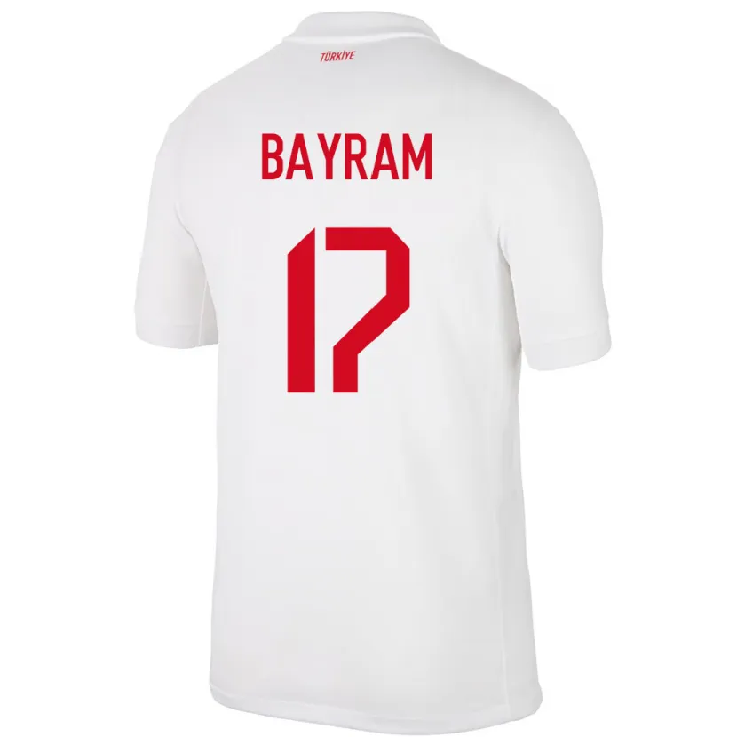 Danxen Herren Türkei Abdurrahman Bayram #17 Weiß Heimtrikot Trikot 24-26 T-Shirt