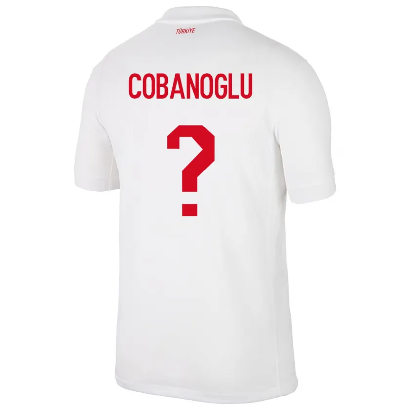 Danxen Herren Türkei Ahmet Çobanoğlu #0 Weiß Heimtrikot Trikot 24-26 T-Shirt