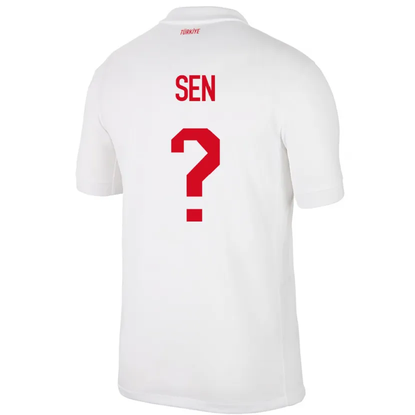 Danxen Herren Türkei Hüseyin Şen #0 Weiß Heimtrikot Trikot 24-26 T-Shirt
