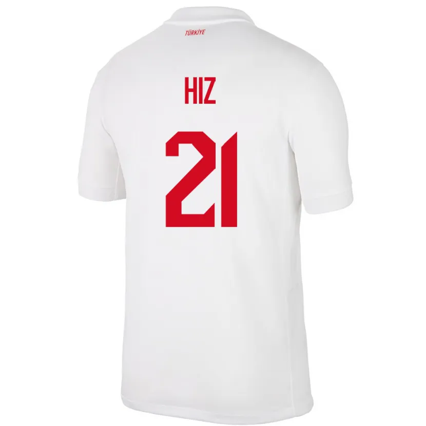 Danxen Herren Türkei Gülbin Hız #21 Weiß Heimtrikot Trikot 24-26 T-Shirt