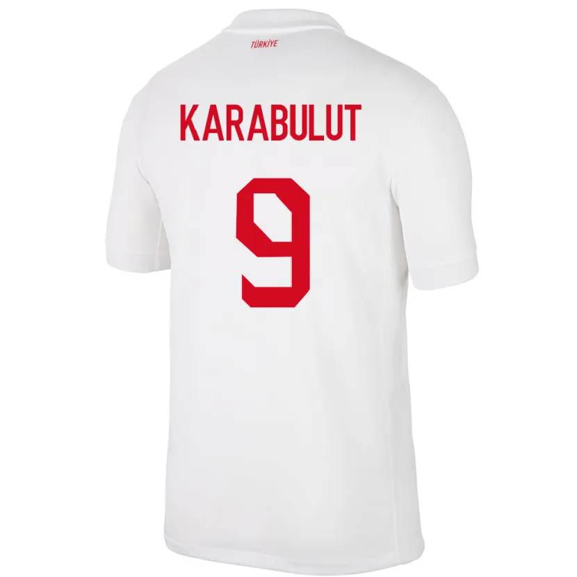 Danxen Herren Türkei Arzu Karabulut #9 Weiß Heimtrikot Trikot 24-26 T-Shirt