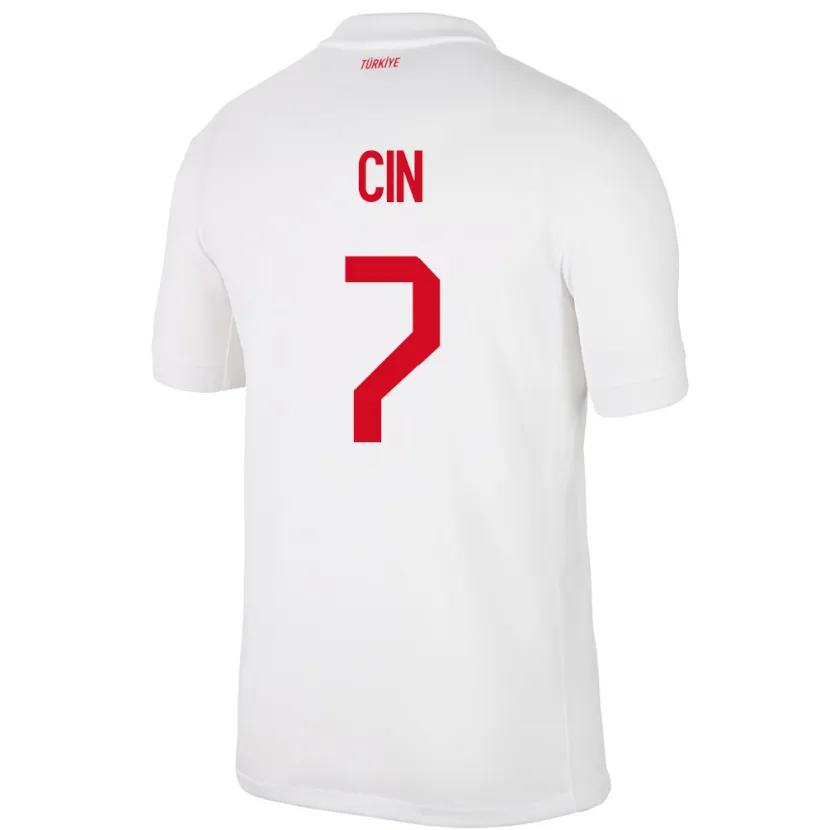 Danxen Herren Türkei Miray Cin #7 Weiß Heimtrikot Trikot 24-26 T-Shirt