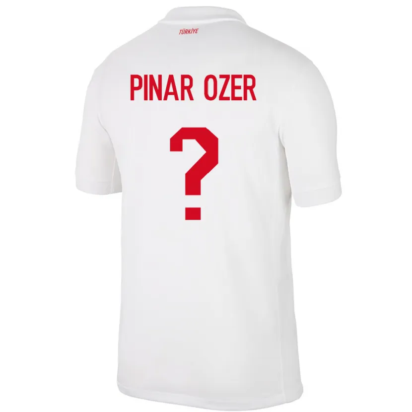 Danxen Herren Türkei Senem Pınar Özer #0 Weiß Heimtrikot Trikot 24-26 T-Shirt