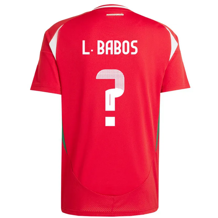 Danxen Herren Ungarn Levente Babós #0 Rot Heimtrikot Trikot 24-26 T-Shirt
