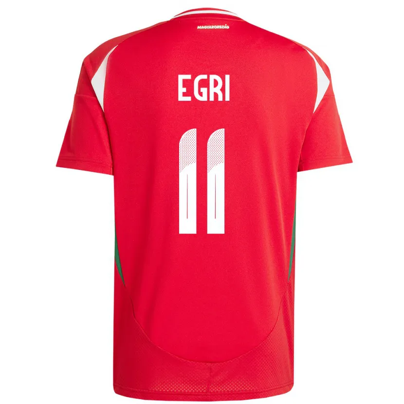 Danxen Herren Ungarn Imre Egri #11 Rot Heimtrikot Trikot 24-26 T-Shirt