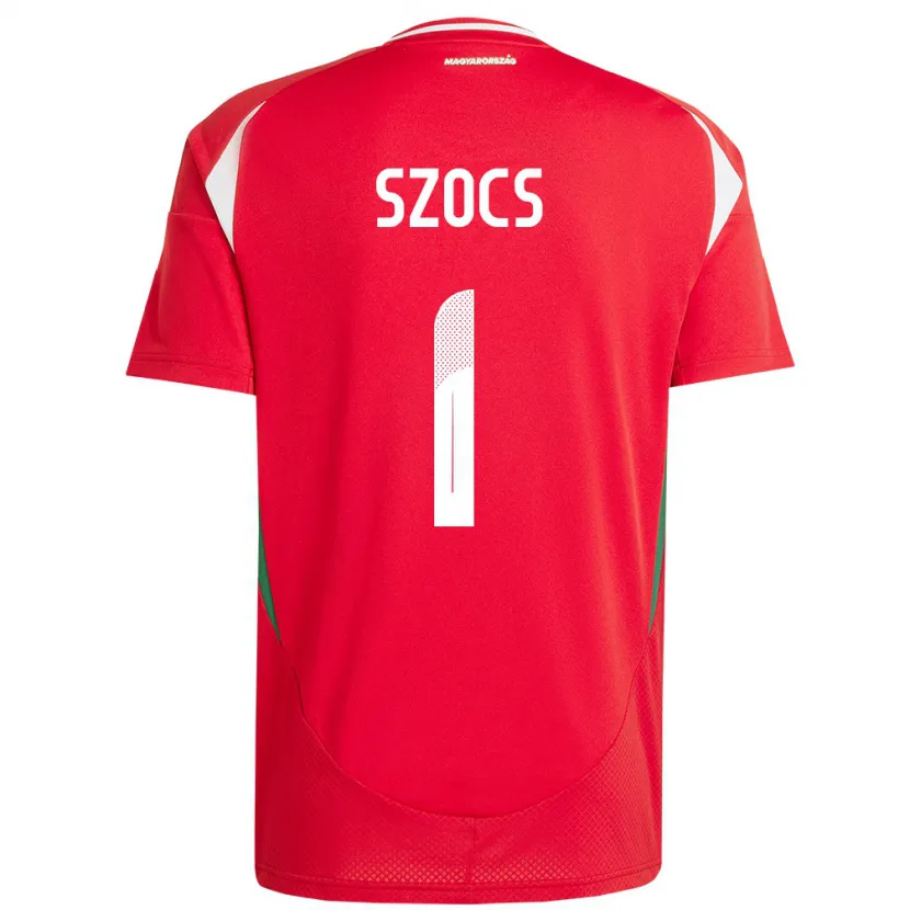 Danxen Herren Ungarn Réka Szőcs #1 Rot Heimtrikot Trikot 24-26 T-Shirt