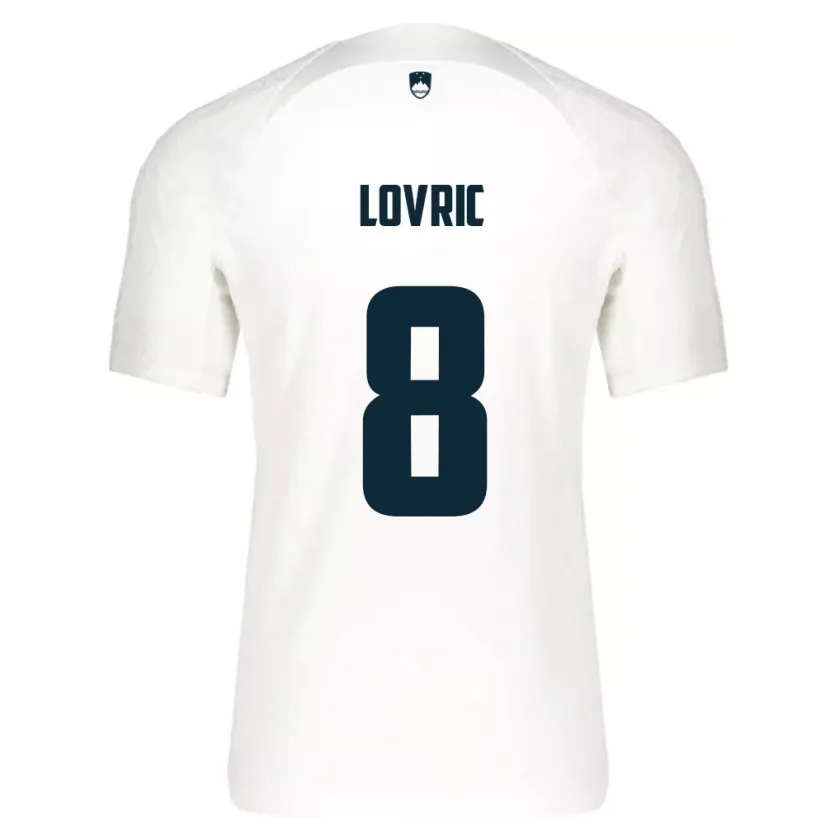 Danxen Herren Slowenien Sandi Lovric #8 Weiß Heimtrikot Trikot 24-26 T-Shirt