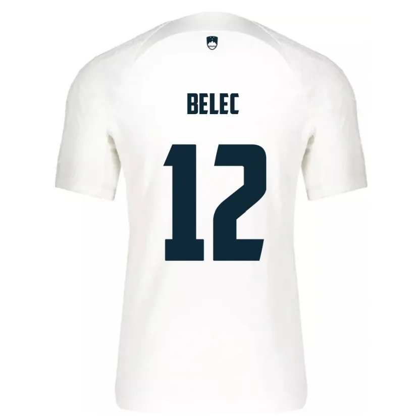 Danxen Herren Slowenien Vid Belec #12 Weiß Heimtrikot Trikot 24-26 T-Shirt