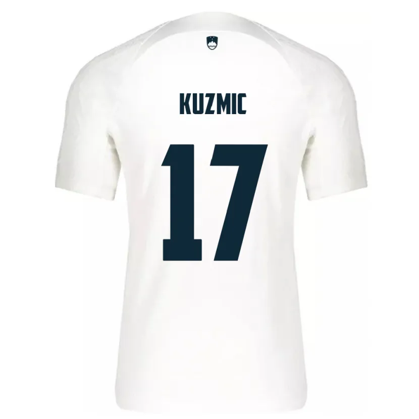 Danxen Herren Slowenien Srdjan Kuzmic #17 Weiß Heimtrikot Trikot 24-26 T-Shirt