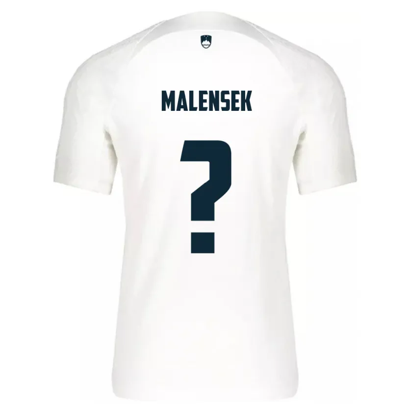 Danxen Herren Slowenien Matej Malensek #0 Weiß Heimtrikot Trikot 24-26 T-Shirt