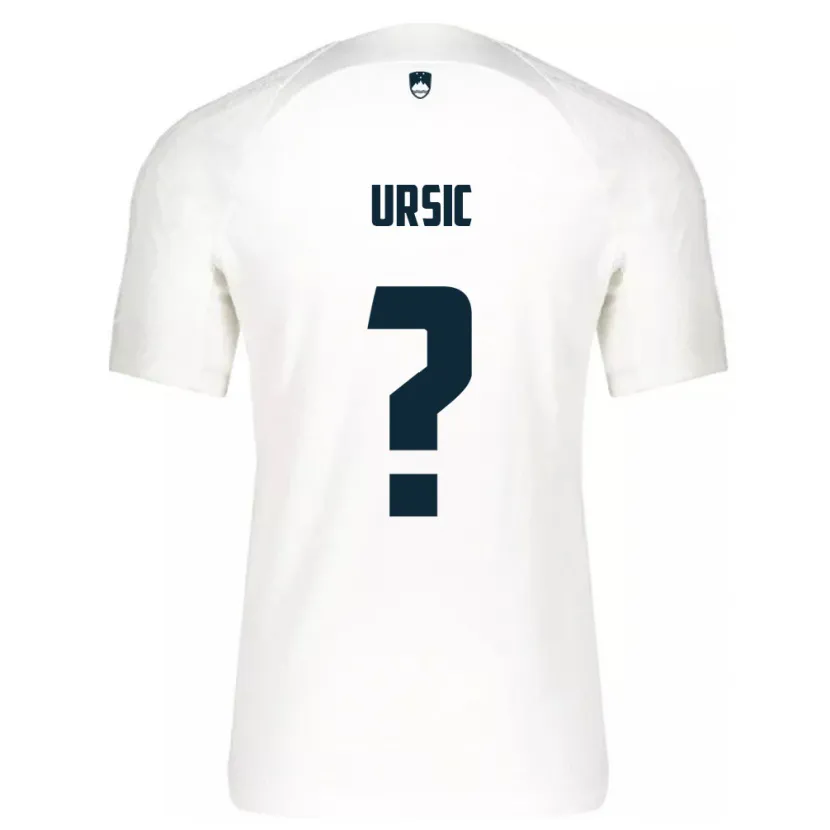 Danxen Herren Slowenien David Ursic #0 Weiß Heimtrikot Trikot 24-26 T-Shirt