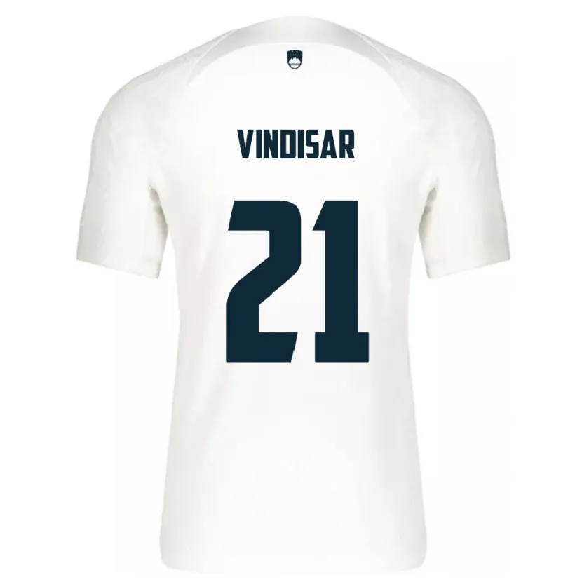 Danxen Herren Slowenien Zala Vindišar #21 Weiß Heimtrikot Trikot 24-26 T-Shirt