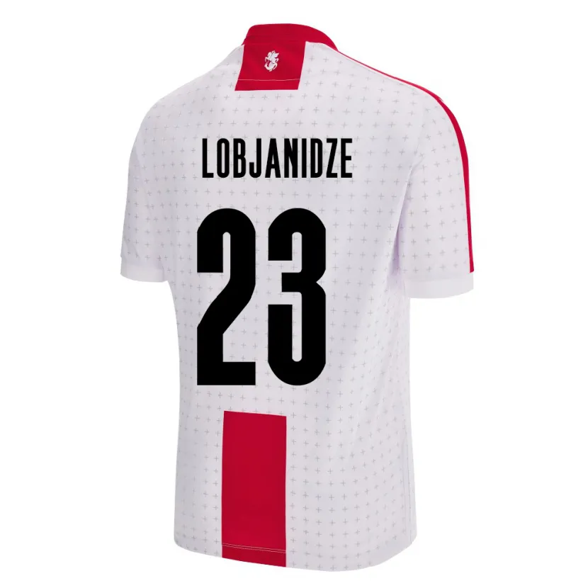 Danxen Herren Georgien Saba Lobjanidze #23 Weiß Heimtrikot Trikot 24-26 T-Shirt