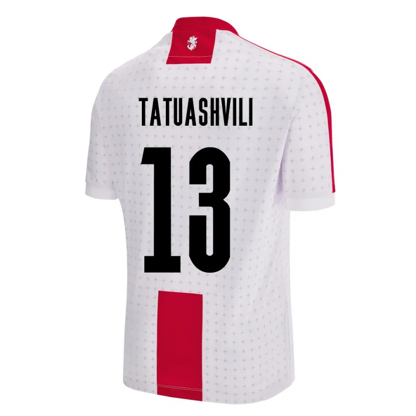 Danxen Herren Georgien Tamar Tatuashvili #13 Weiß Heimtrikot Trikot 24-26 T-Shirt