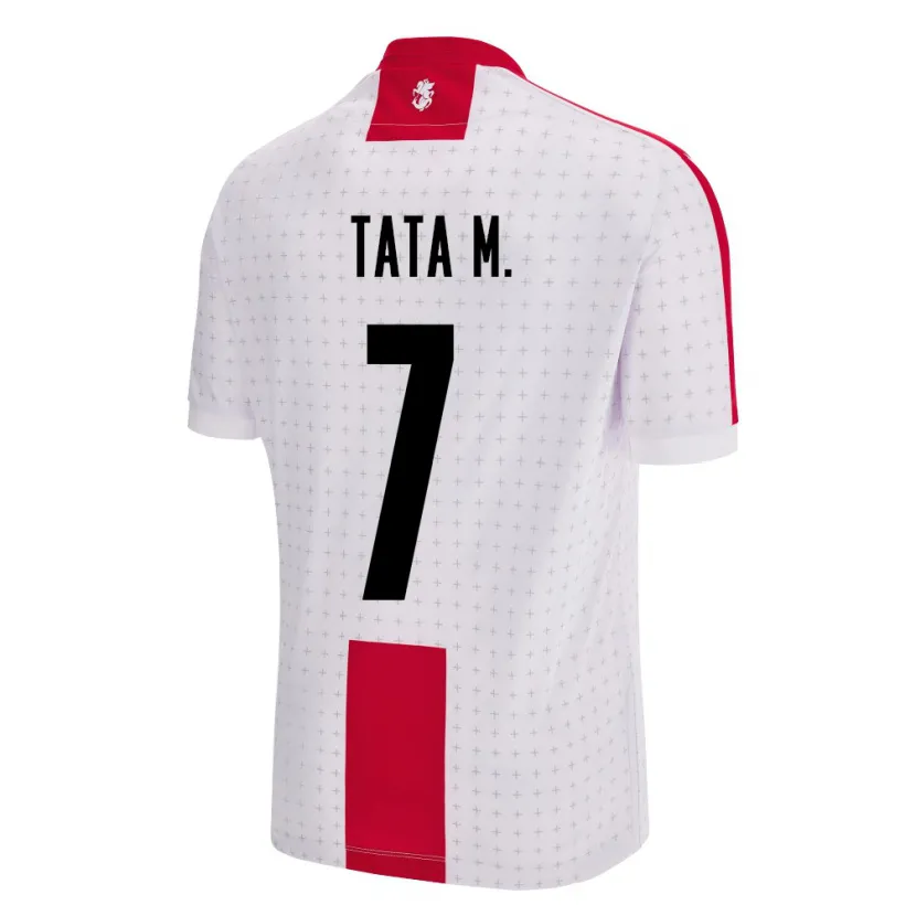 Danxen Herren Georgien Tata Matveeva #7 Weiß Heimtrikot Trikot 24-26 T-Shirt