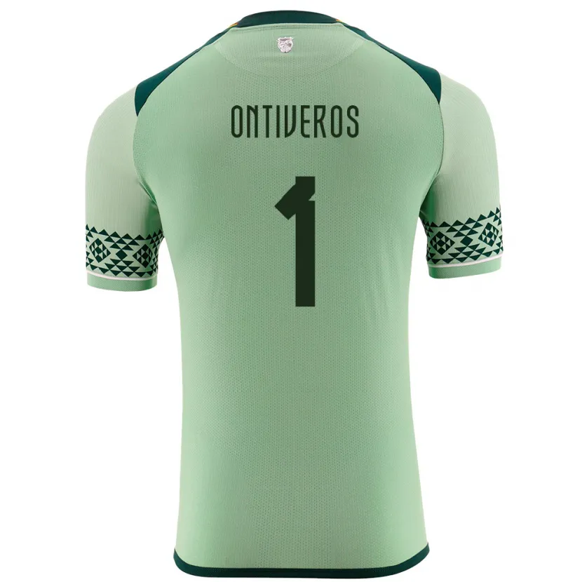 Danxen Herren Bolivien Mel Ontiveros #1 Hellgrün Heimtrikot Trikot 24-26 T-Shirt