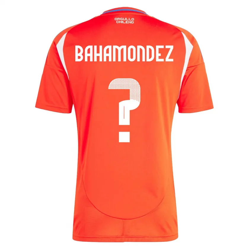 Danxen Herren Chile Taizo Bahamondez #0 Rot Heimtrikot Trikot 24-26 T-Shirt